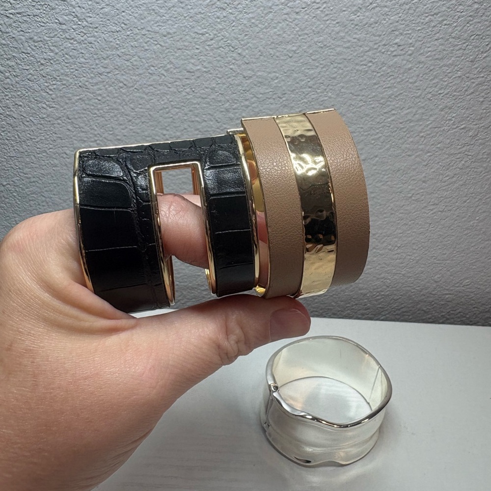 3-Bracelets (Cuffs and a Bangle) - Picture 7 of 9